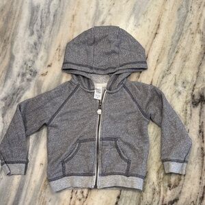 Carter's Heather Gray Kids Zip-Up Hoodie Sz24 months